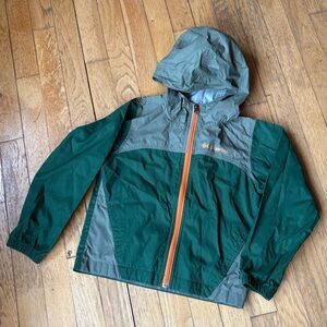 Columbia Kid’s Glennaker Green Lightweight Rain Jacket